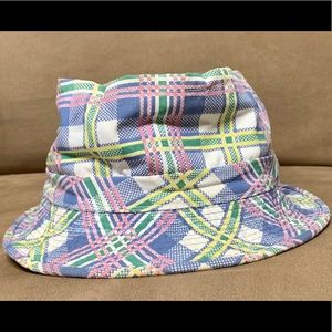 1980’s pastel plaid crushable bucket hat. GUC
